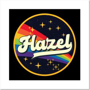 Hazel // Rainbow In Space Vintage Style Posters and Art